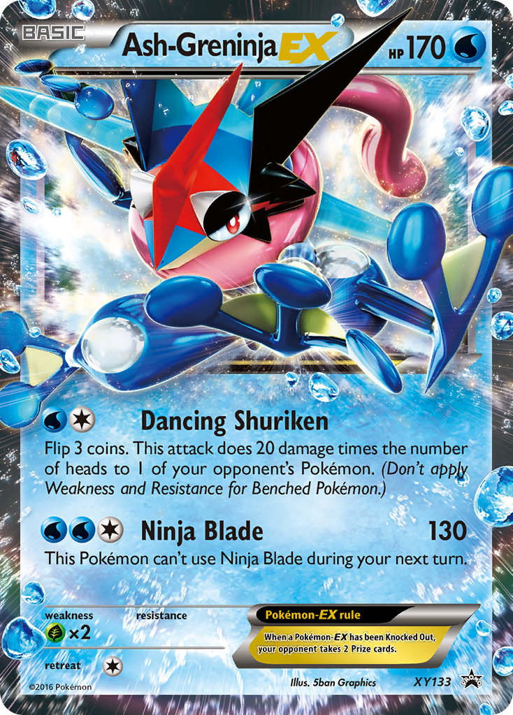 Ash-Greninja EX (XY133) [XY: Black Star Promos] | The Time Vault CA