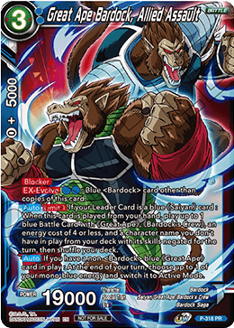 Great Ape Bardock, Allied Assault (P-318) [Tournament Promotion Cards] | The Time Vault CA