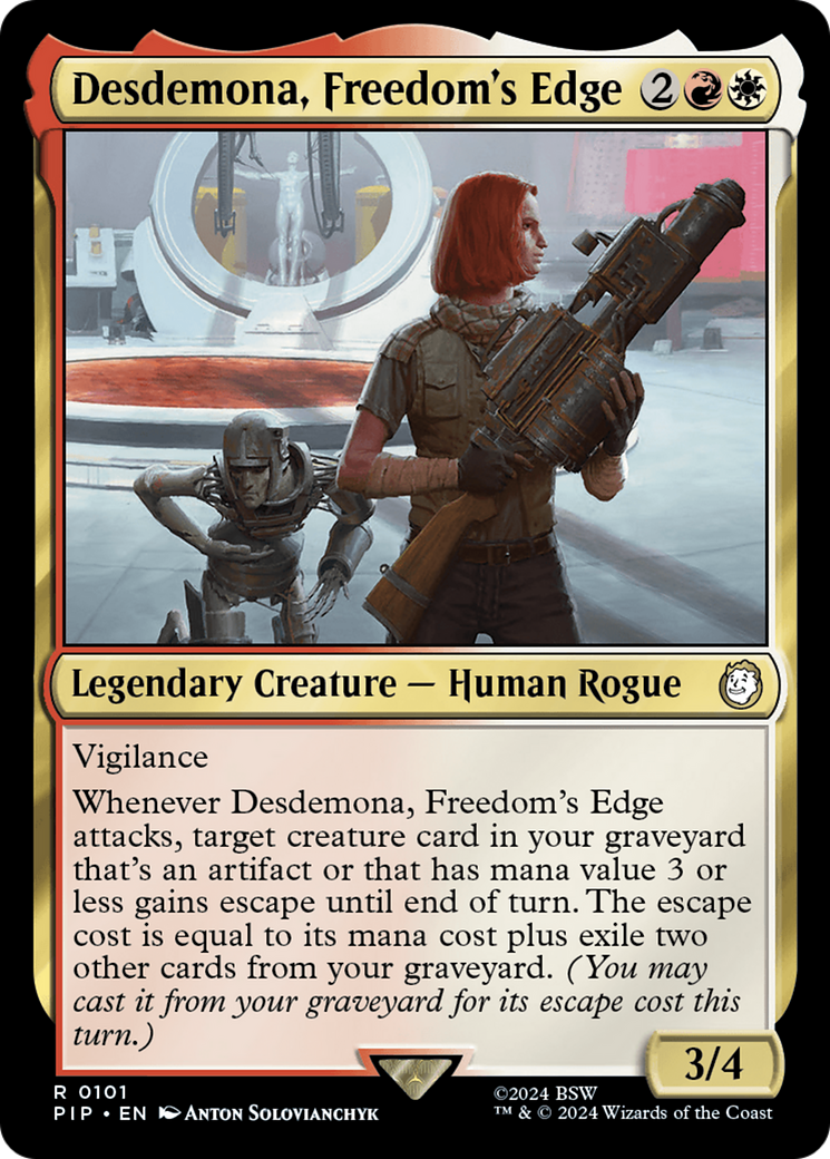 Desdemona, Freedom's Edge [Fallout] | The Time Vault CA