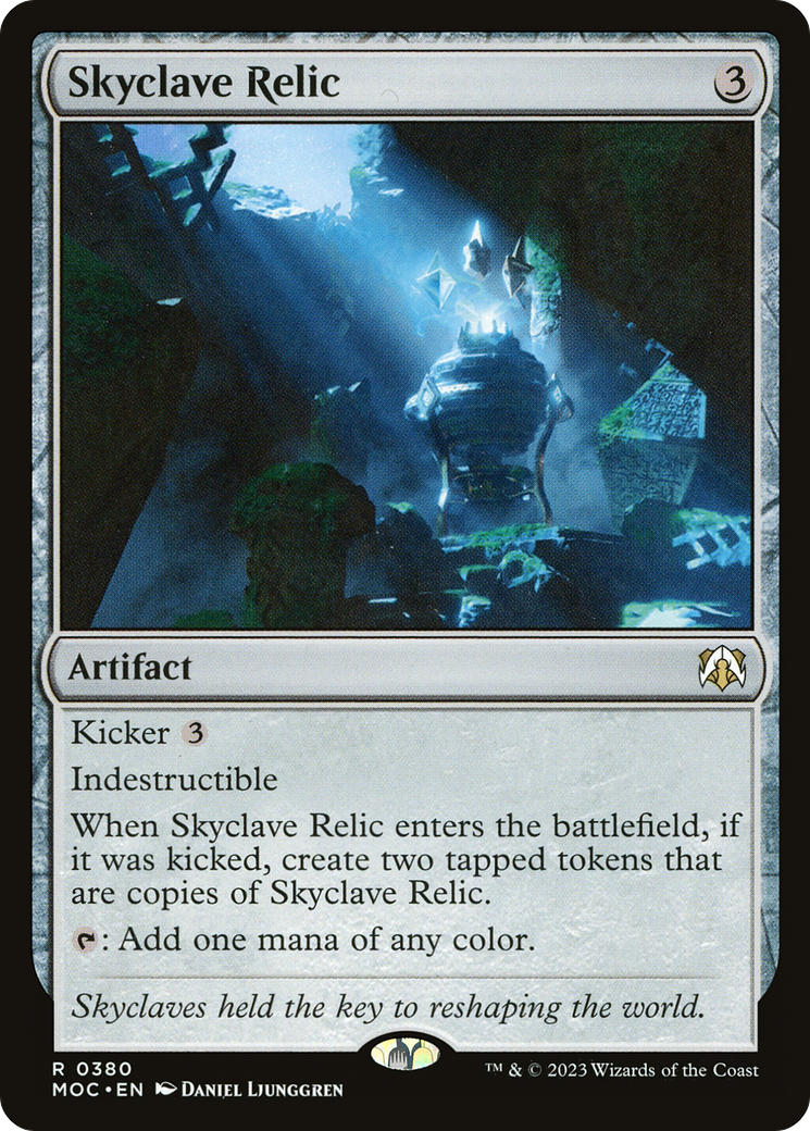 Skyclave Relic [March of the Machine Commander] | The Time Vault CA