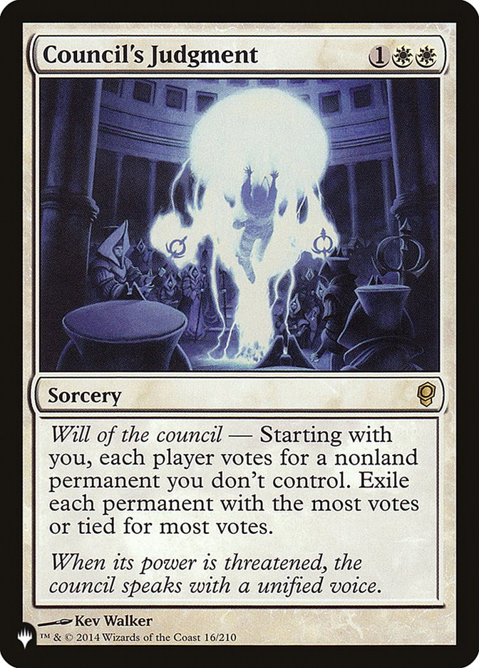 Council's Judgment [The List] | The Time Vault CA