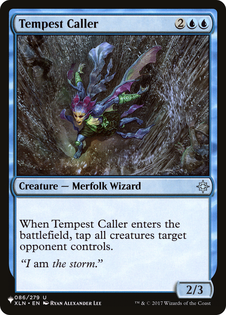 Tempest Caller [The List Reprints] | The Time Vault CA