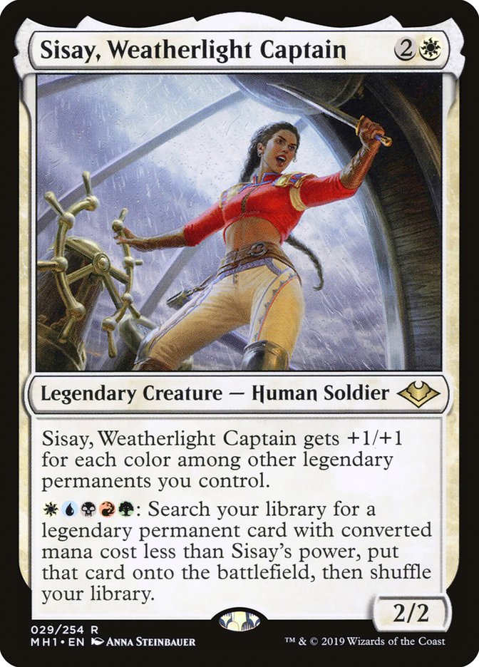 Sisay, Weatherlight Captain [Modern Horizons] | The Time Vault CA