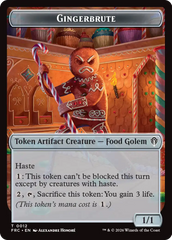 Gingerbrute // Myr Double-Sided Token [Reality Fracture Commander Tokens] | The Time Vault CA