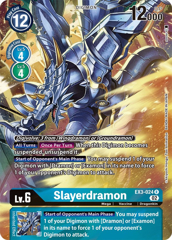 Slayerdramon [EX3-024] (Alternate Art) [Draconic Roar] | The Time Vault CA