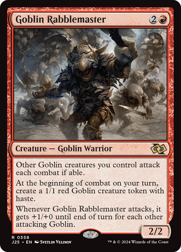 Goblin Rabblemaster [Foundations Jumpstart] | The Time Vault CA