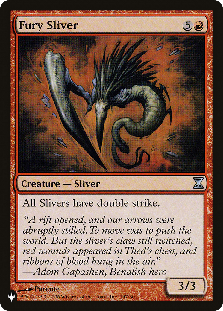 Fury Sliver [The List] | The Time Vault CA