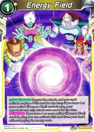 Energy Field (BT11-118) [Vermilion Bloodline] | The Time Vault CA