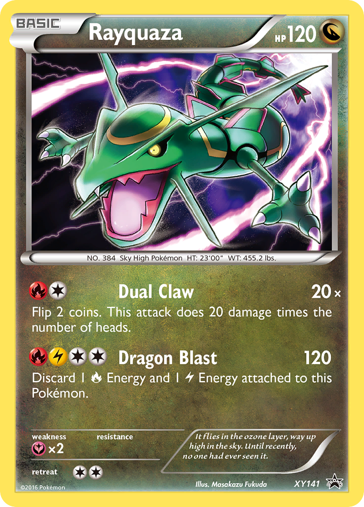 Rayquaza (XY141) [XY: Black Star Promos] | The Time Vault CA