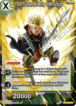 SS Trunks, Altering the Future (BT13-093) [Supreme Rivalry] | The Time Vault CA