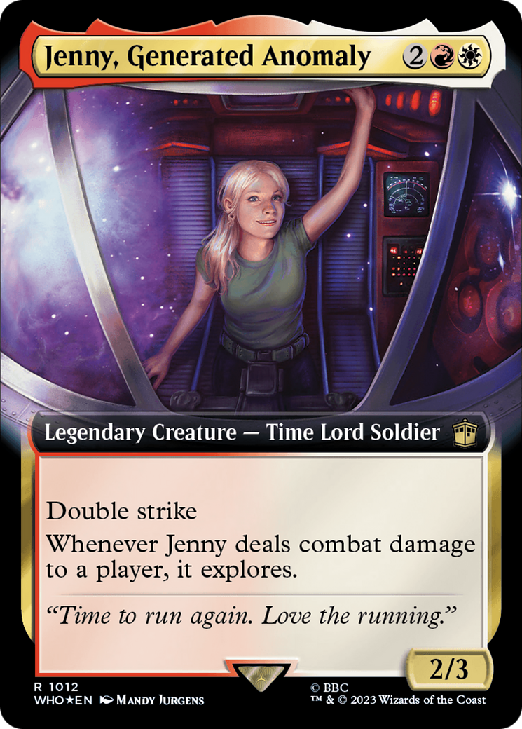Jenny, Generated Anomaly (Extended Art) (Surge Foil) [Doctor Who] | The Time Vault CA