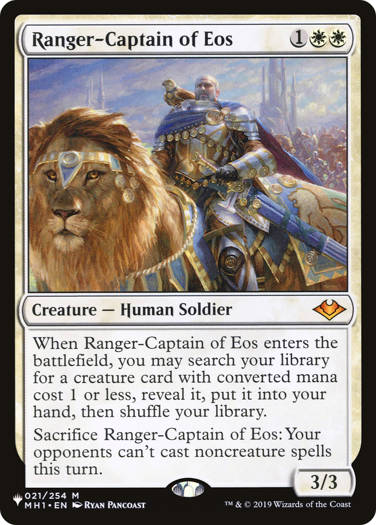 Ranger-Captain of Eos [The List] | The Time Vault CA
