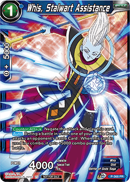 Whis, Stalwart Assistance (Unison Warrior Series Boost Tournament Pack Vol. 7) (P-368) [Tournament Promotion Cards] | The Time Vault CA