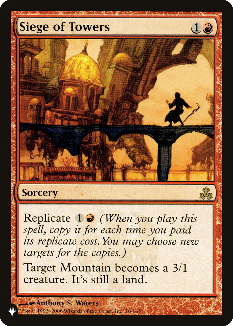 Siege of Towers [The List] | The Time Vault CA