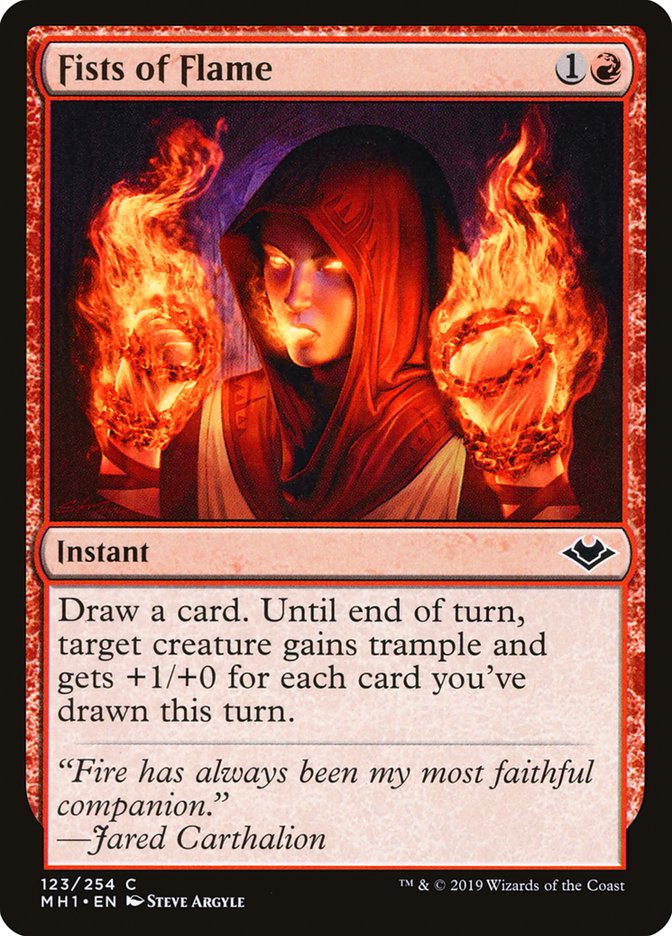 Fists of Flame [Modern Horizons] | The Time Vault CA