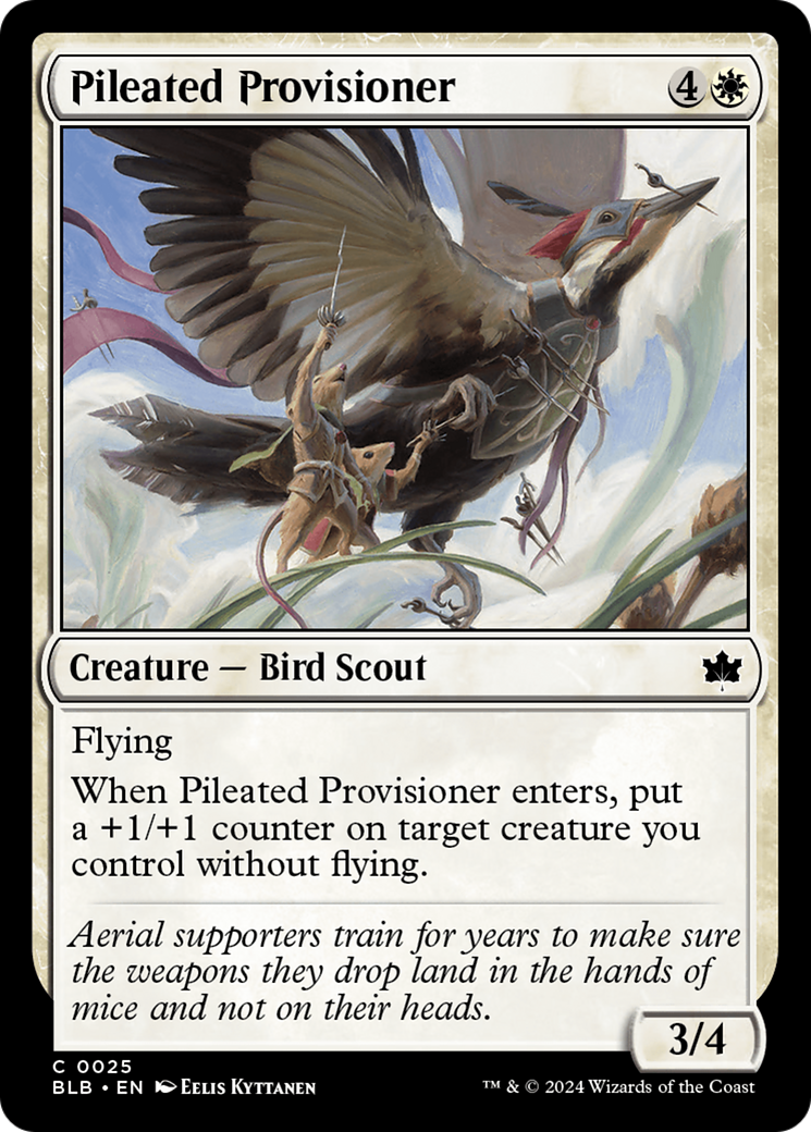 Pileated Provisioner [Bloomburrow] | The Time Vault CA