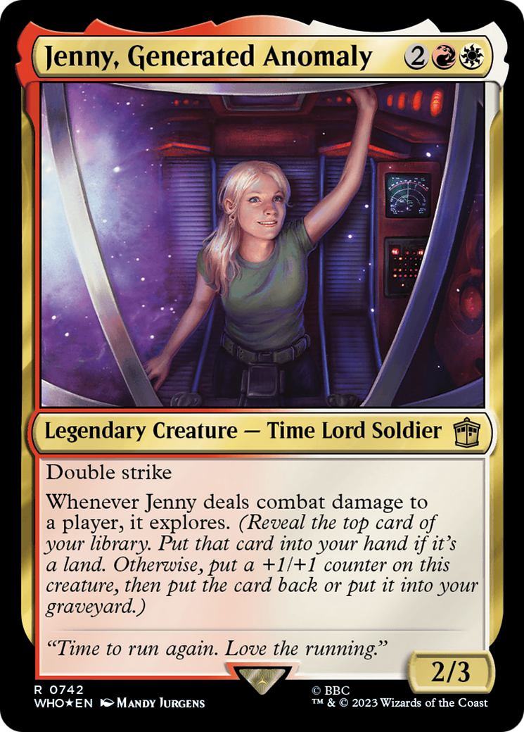 Jenny, Generated Anomaly (Surge Foil) [Doctor Who] | The Time Vault CA