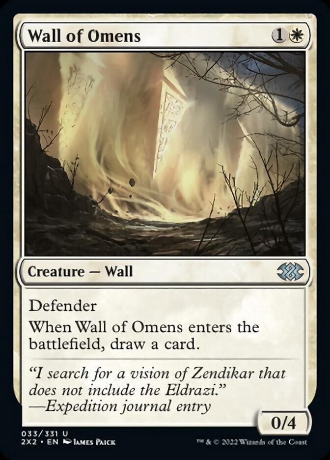 Wall of Omens [Double Masters 2022] | The Time Vault CA