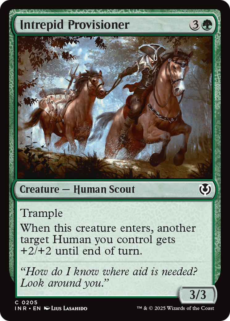 Intrepid Provisioner [Innistrad Remastered] | The Time Vault CA