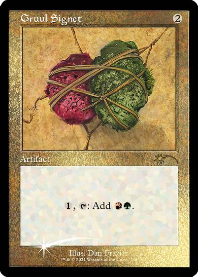 Gruul Signet (Retro) (Foil Etched) [Secret Lair Drop Series] | The Time Vault CA