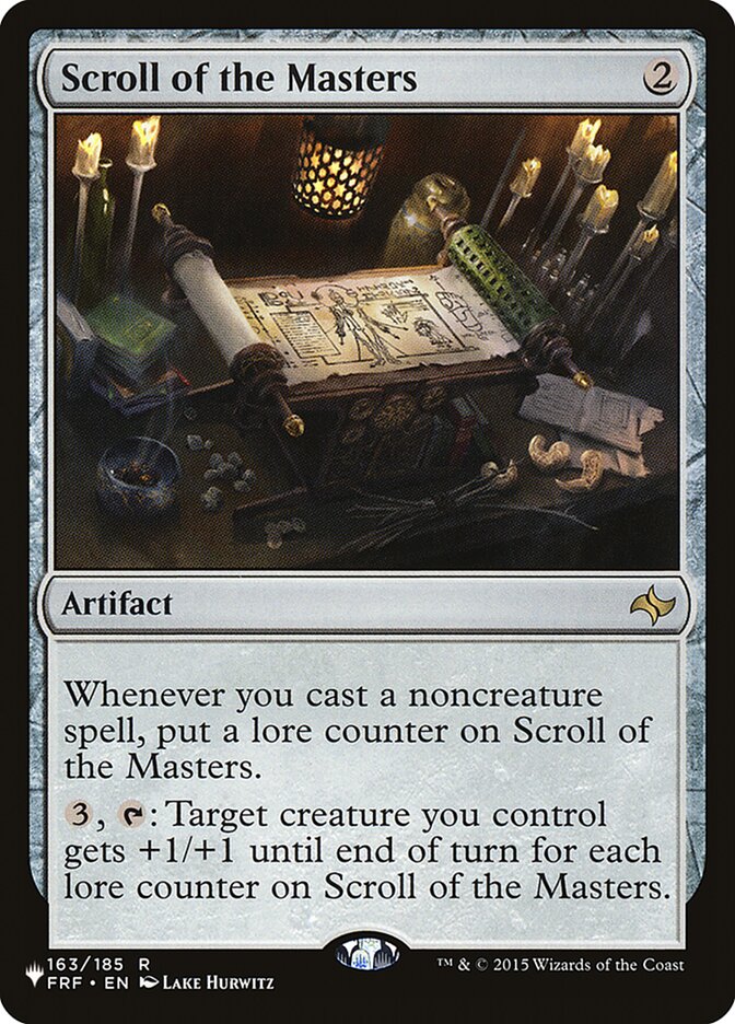 Scroll of the Masters [The List] | The Time Vault CA