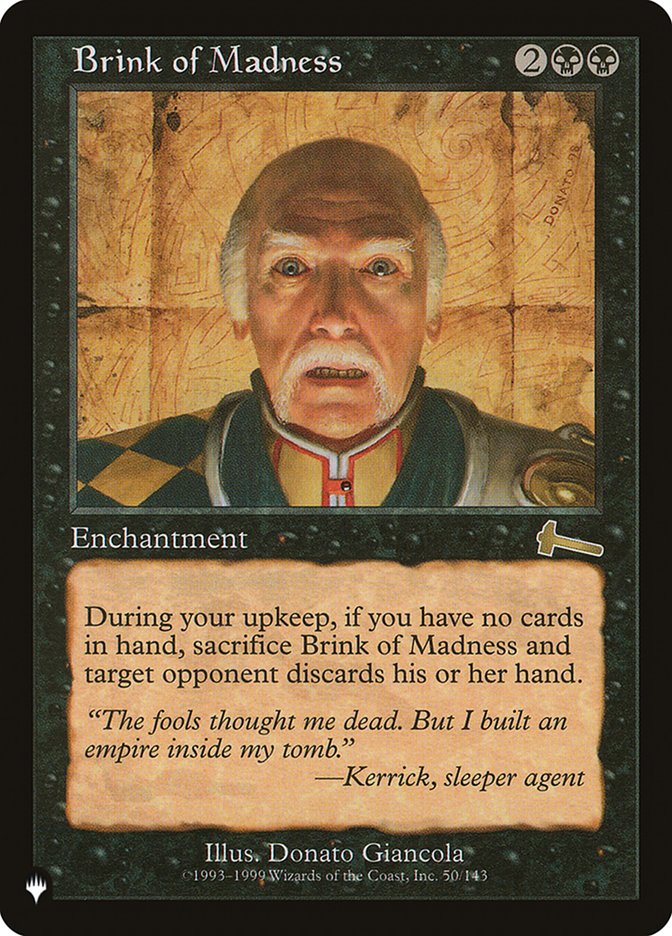 Brink of Madness [The List] | The Time Vault CA