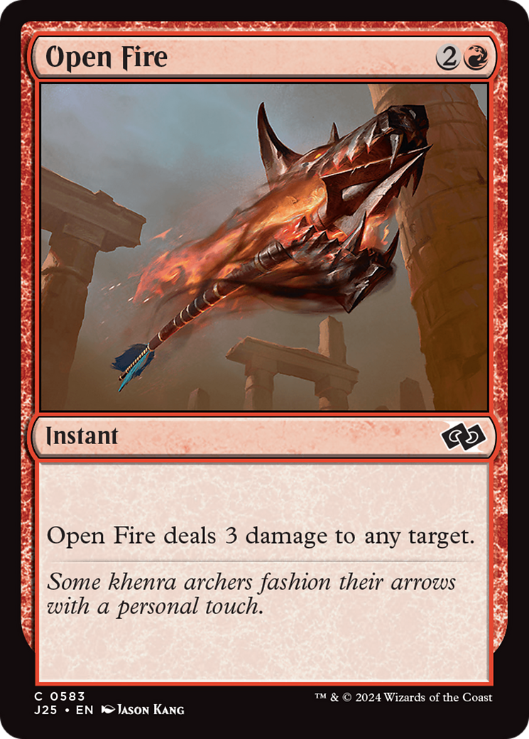 Open Fire [Foundations Jumpstart] | The Time Vault CA