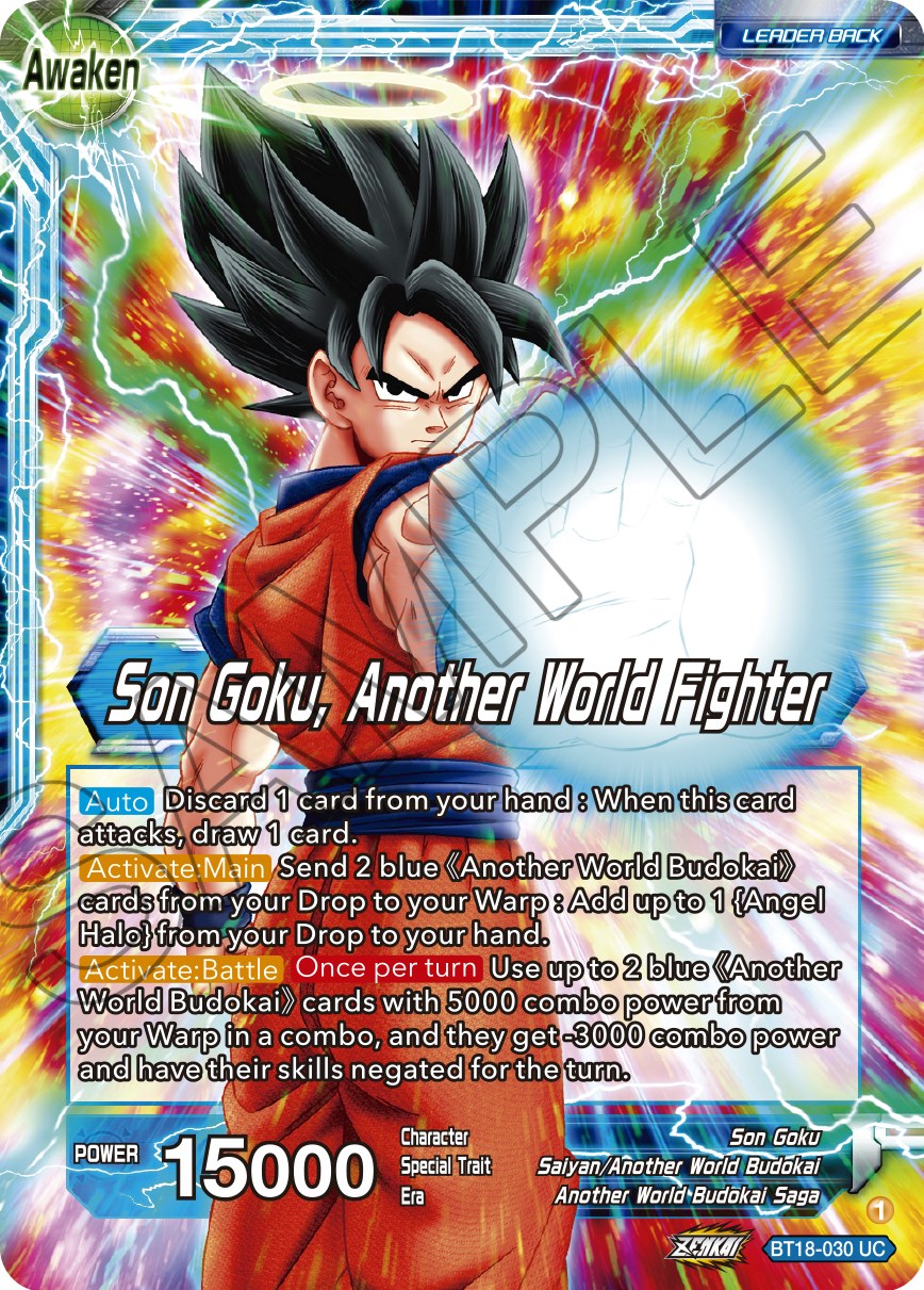Son Goku // Son Goku, Another World Fighter (BT18-030) [Dawn of the Z-Legends] | The Time Vault CA
