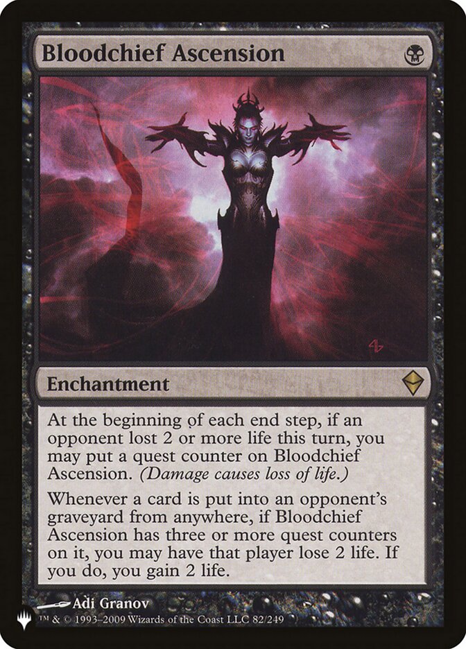 Bloodchief Ascension [The List] | The Time Vault CA