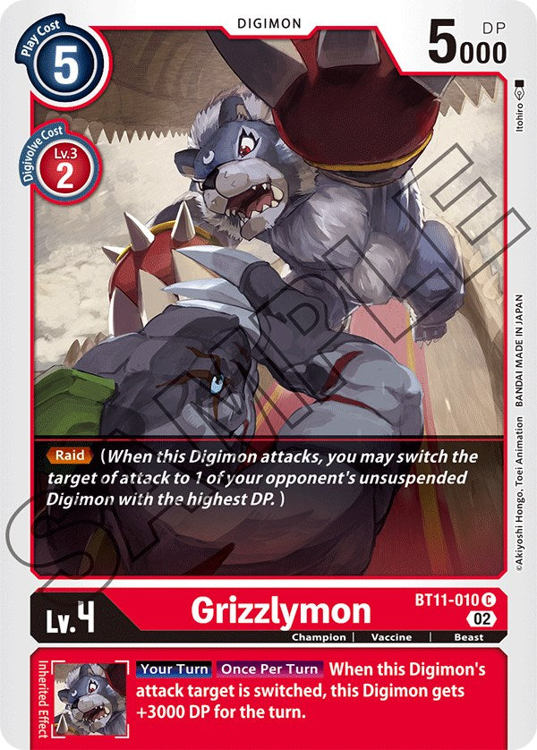 Grizzlymon [BT11-010] [Dimensional Phase] | The Time Vault CA