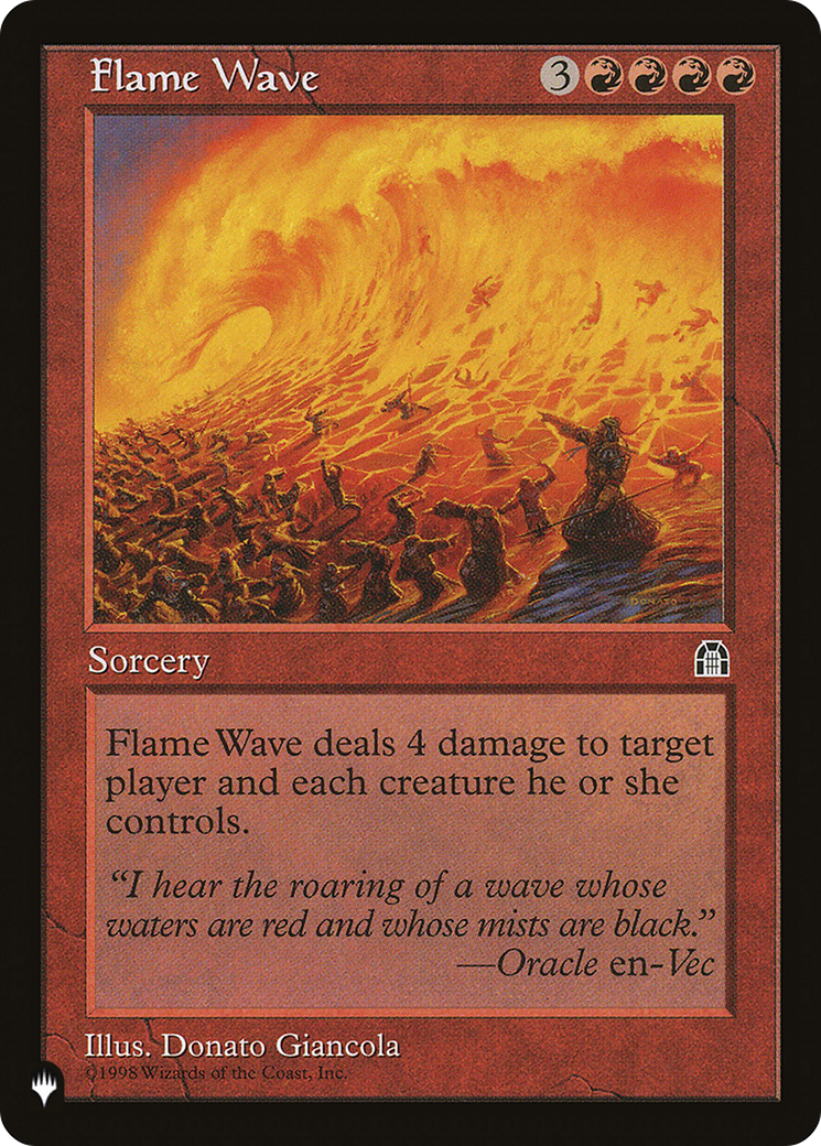 Flame Wave [The List] | The Time Vault CA