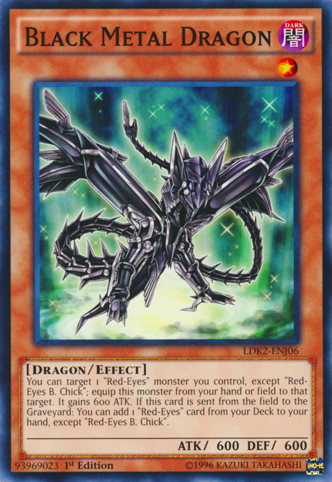 Black Metal Dragon [LDK2-ENJ06] Common | The Time Vault CA