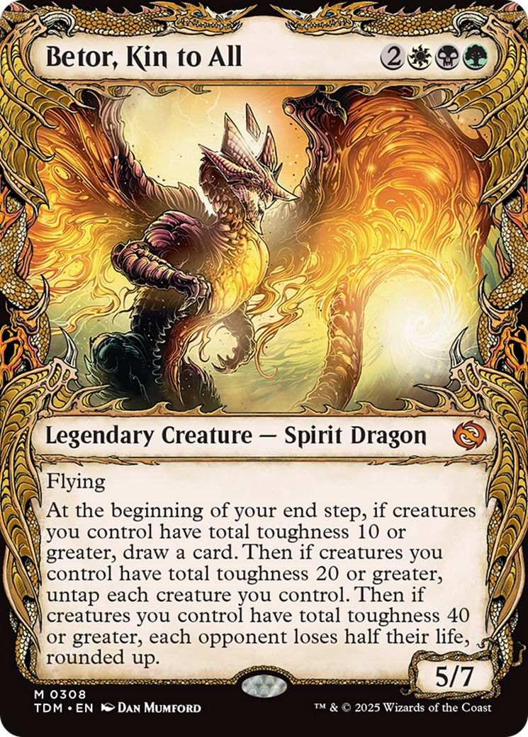 Betor, Kin to All (Showcase) [Tarkir: Dragonstorm] | The Time Vault CA