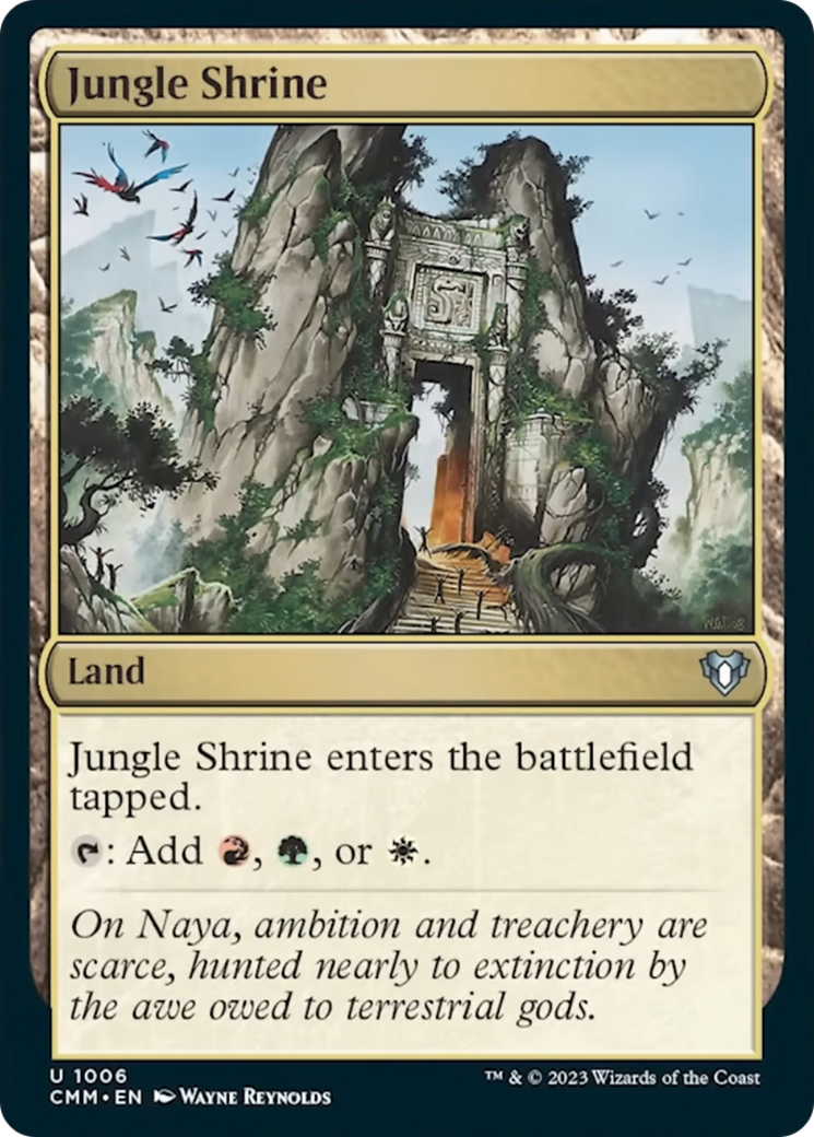 Jungle Shrine [Commander Masters] | The Time Vault CA