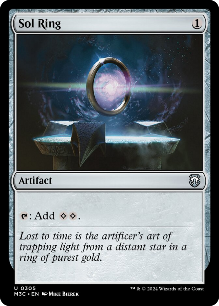 Sol Ring (Ripple Foil) [Modern Horizons 3 Commander] | The Time Vault CA