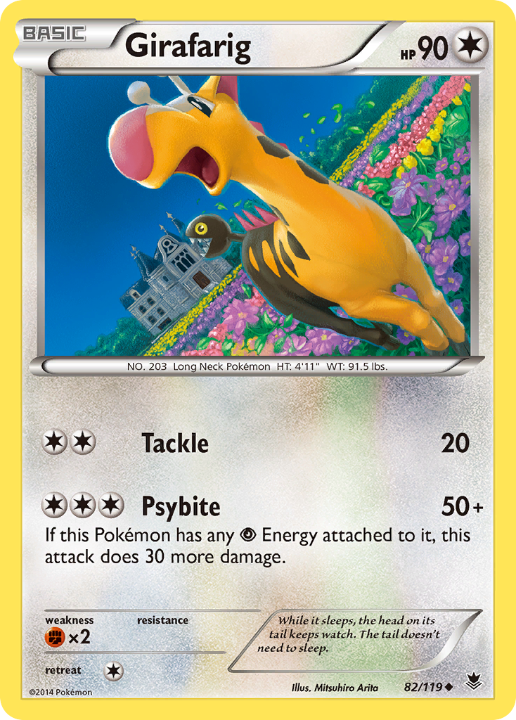 Girafarig (82/119) [XY: Phantom Forces] | The Time Vault CA