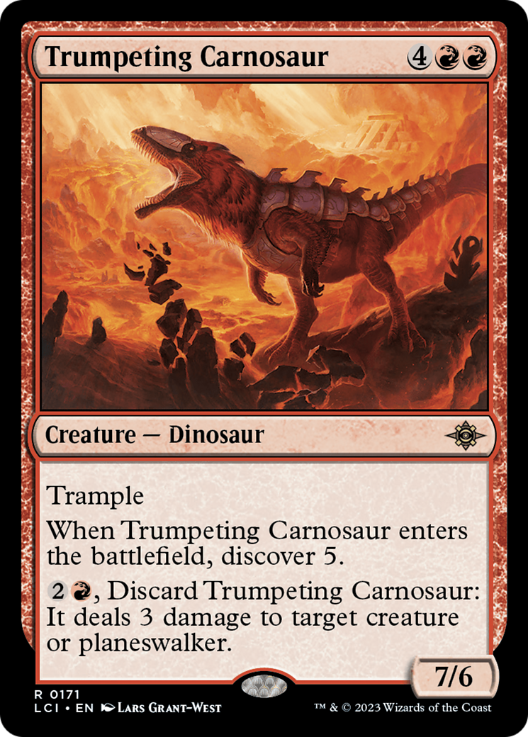 Trumpeting Carnosaur [The Lost Caverns of Ixalan] | The Time Vault CA