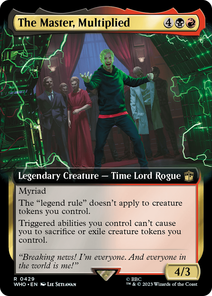 The Master, Multiplied (Extended Art) [Doctor Who] | The Time Vault CA
