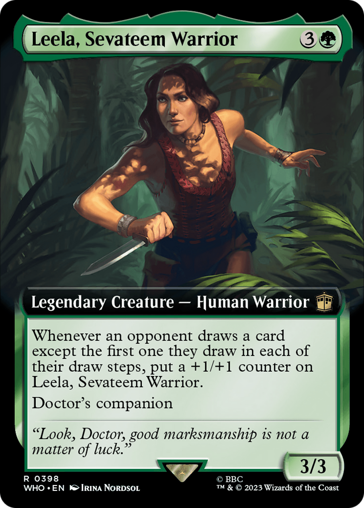 Leela, Sevateem Warrior (Extended Art) [Doctor Who] | The Time Vault CA