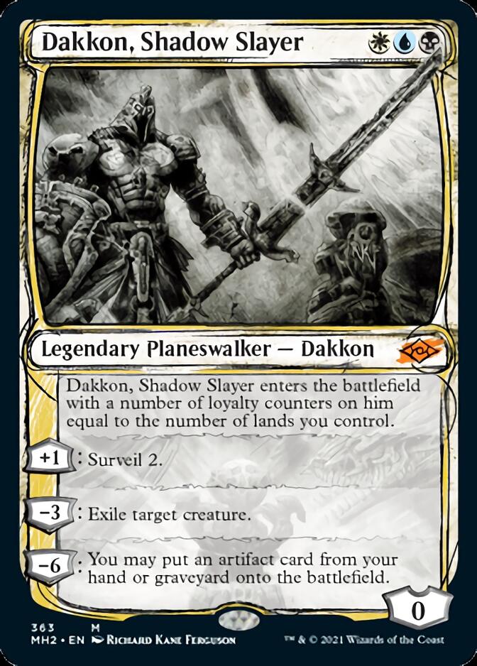 Dakkon, Shadow Slayer (Sketch) [Modern Horizons 2] | The Time Vault CA