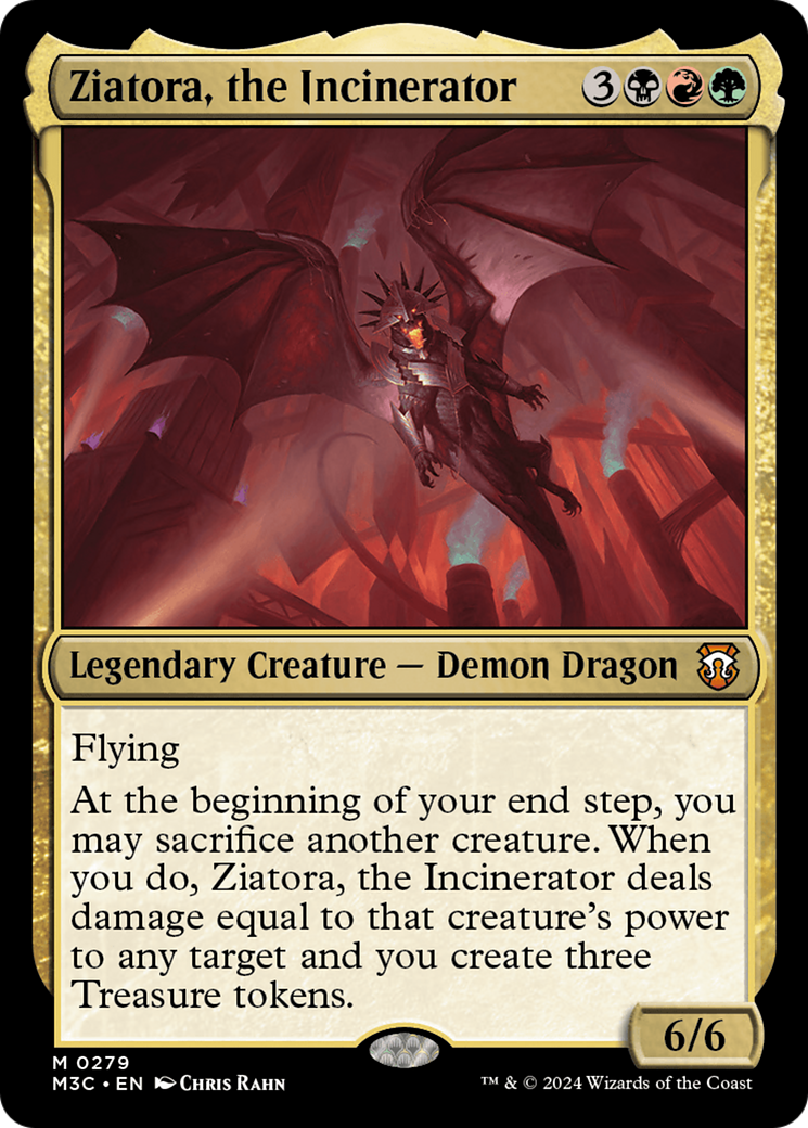 Ziatora, the Incinerator (Ripple Foil) [Modern Horizons 3 Commander] | The Time Vault CA