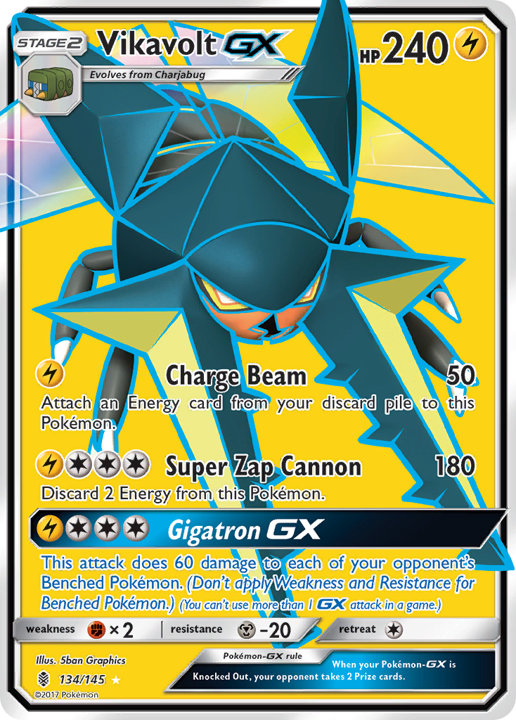 Vikavolt GX (134/145) [Sun & Moon: Guardians Rising] | The Time Vault CA