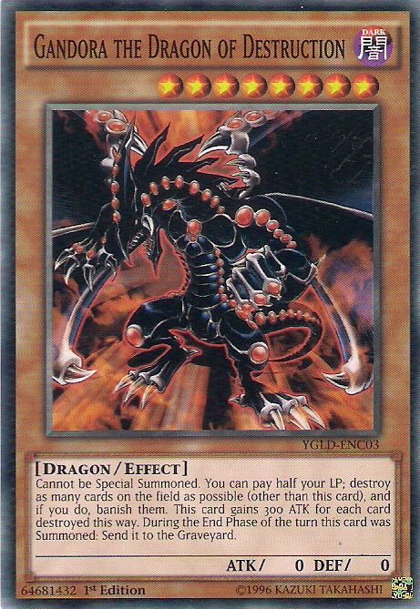 Gandora the Dragon of Destruction [YGLD-ENC03] Common | The Time Vault CA