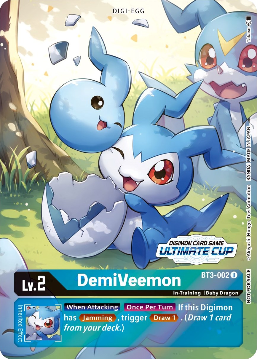 DemiVeemon [BT3-002] (April Ultimate Cup 2022) [Release Special Booster Promos] | The Time Vault CA