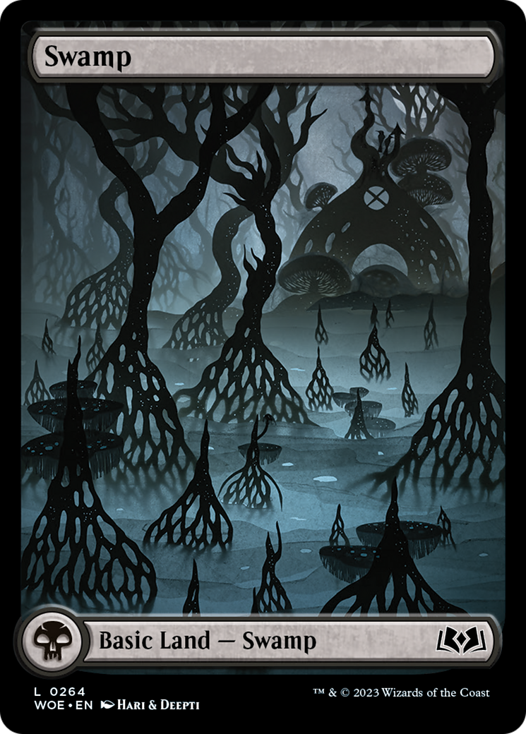 Swamp (264) (Full-Art) [Wilds of Eldraine] | The Time Vault CA