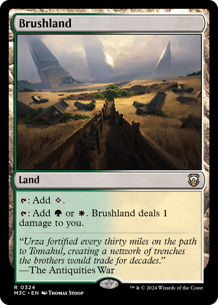 Brushland (Ripple Foil) [Modern Horizons 3 Commander] | The Time Vault CA