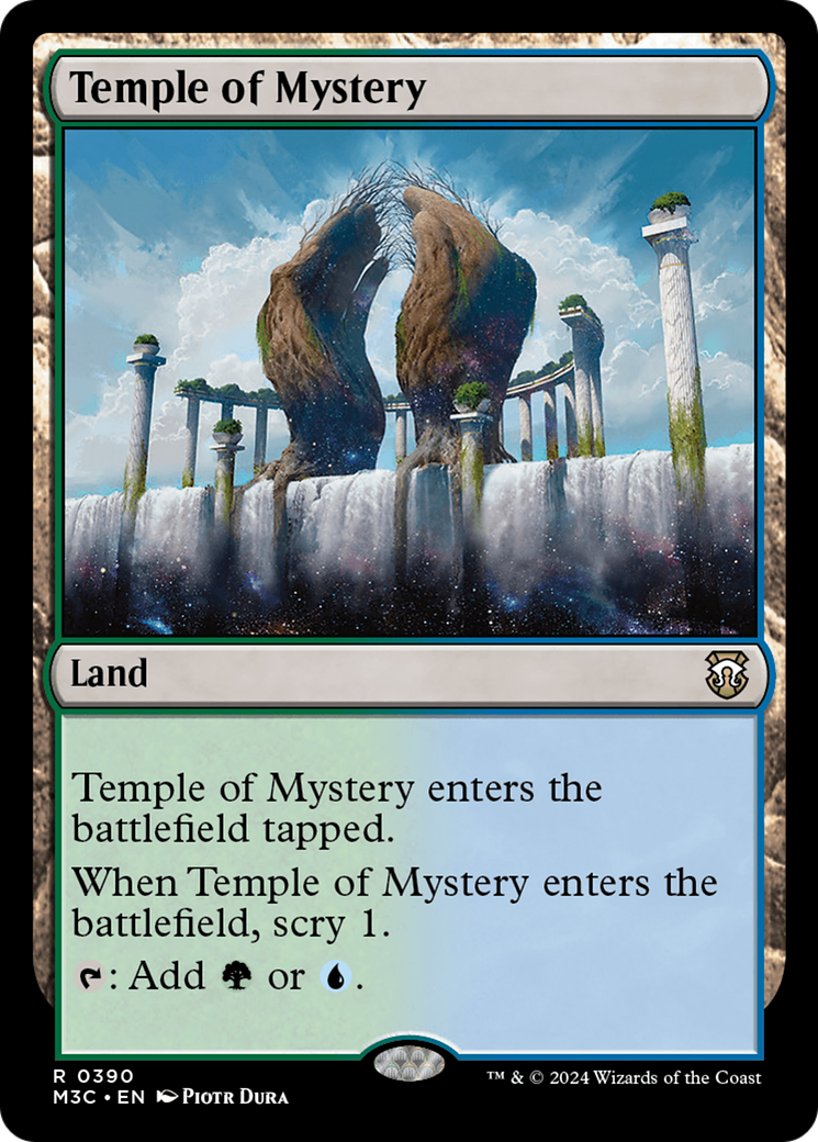 Temple of Mystery (Ripple Foil) [Modern Horizons 3 Commander] | The Time Vault CA