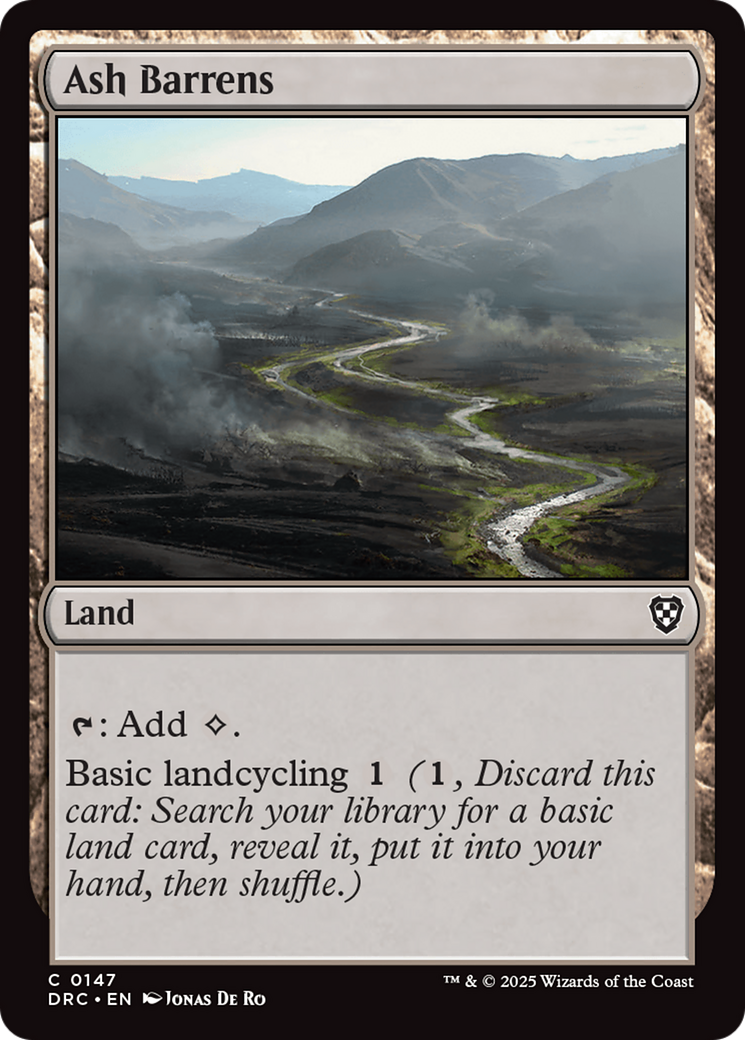 Ash Barrens [Aetherdrift Commander] | The Time Vault CA