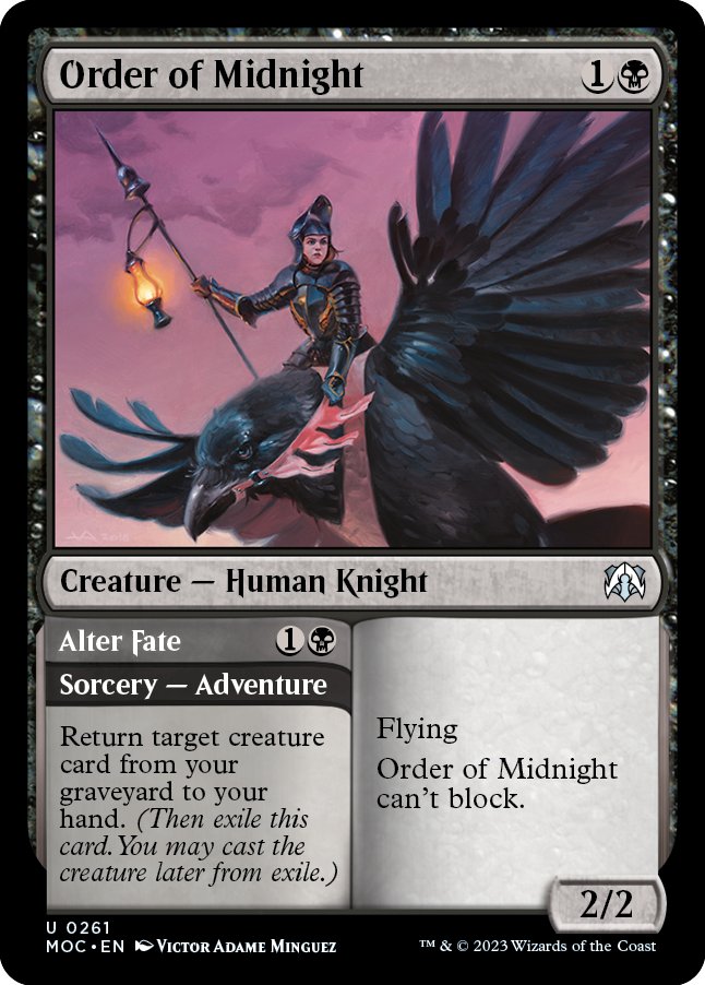 Order of Midnight // Alter Fate [March of the Machine Commander] | The Time Vault CA