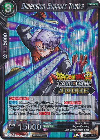 Dimension Support Trunks (BT4-102) [Judge Promotion Cards] | The Time Vault CA